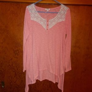 Umgee Coral Pink Tunic